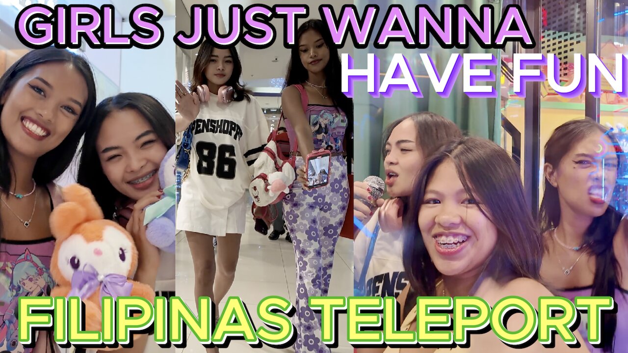 🇵🇭 THREE HOT BEAUTIFUL FILIPINA BABES TEACH HOW TO TELEPORT. CAN I GET A HAIRCUT? Philippines Living