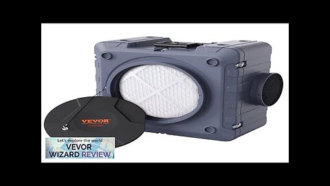 VEVOR Air Scrubber with 3-Stage Filtration Stackable Negative Air Machine 550 CFM Review