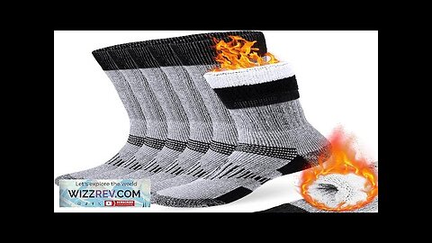 COZIA Merino Wool Socks for Men and Women Warm thermal Boot Hiking Review