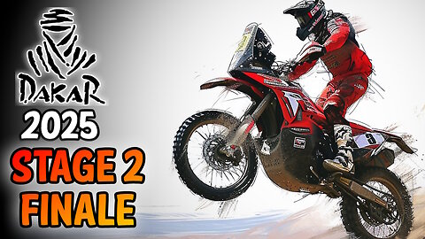 DAKAR Stage 2 Finale - 2025 - footage and commentary