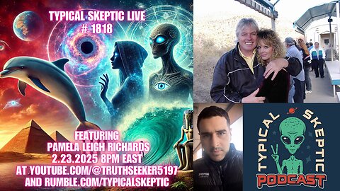 Credo Mutwah , Reptilians, Telepathic Dolphins, David Icke, & 2 NDE's - Pamela Richards - TSP # 1818