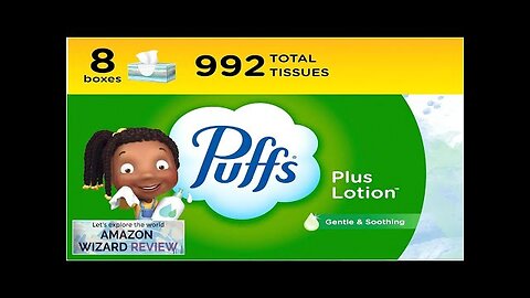 Puffs Plus Lotion Facial Tissues 8 Family Boxes 124 Facial Tissues per Review