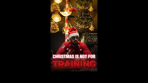POV: CHRISTMAS IS NOT FOR TRAINING!!