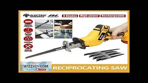 Cordless Reciprocating Saw For Dewalt 18V 20V Battery Electric Cutting Saber Saw Review