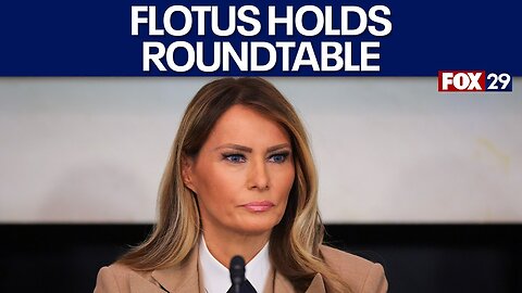 BREAKING NEWS: First Lady Melania Trump holds 'Take It Down Act' roundtable! - 3/3/2025