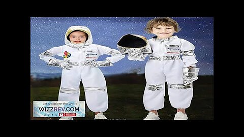 Children Astronaut Spaceman Space Suit Cosplay Costume Boys Girls Performing Props Halloween Review