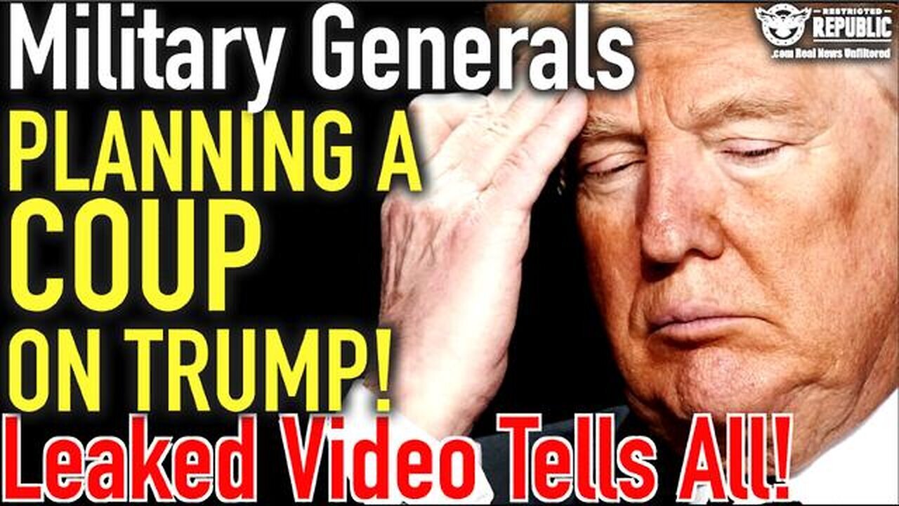 ALERT! Military Generals Planing Mutiny On Trump?! Leaked Video Tells ALL!