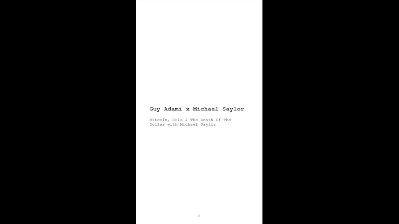 Full Transcript: Guy Adami x Michael Saylor – Bitcoin, Gold & The Death of the Dollar