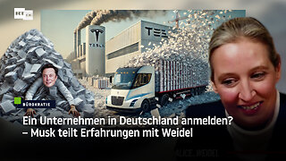 "Ein Lastwagen voller Papier": Musk und Weidel über die Bürokratie in Deutschland