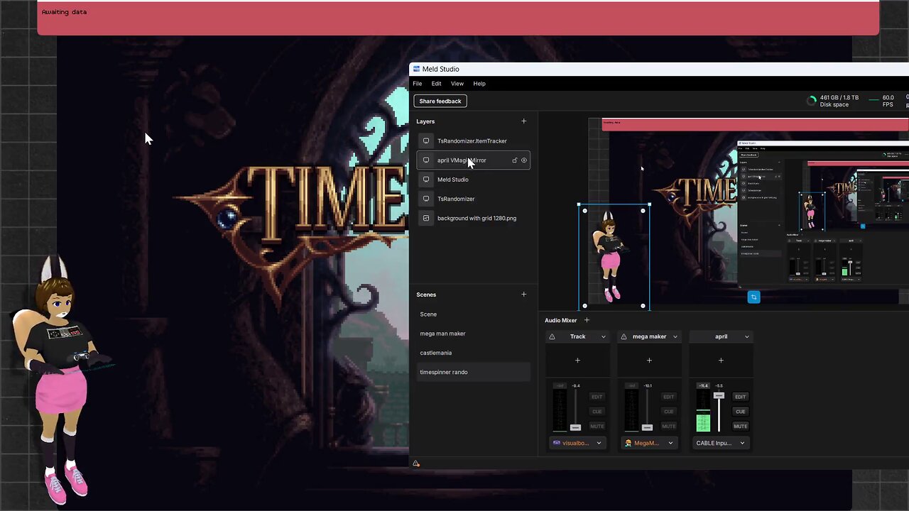 Meld Studio Set Up for Timespinner Rando