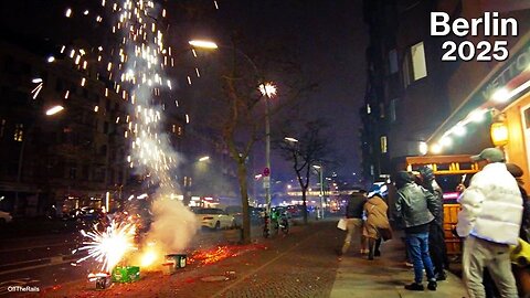 NEW YEAR EVE 2025 CRAZY FIREWORKS on the BERLIN STREETS