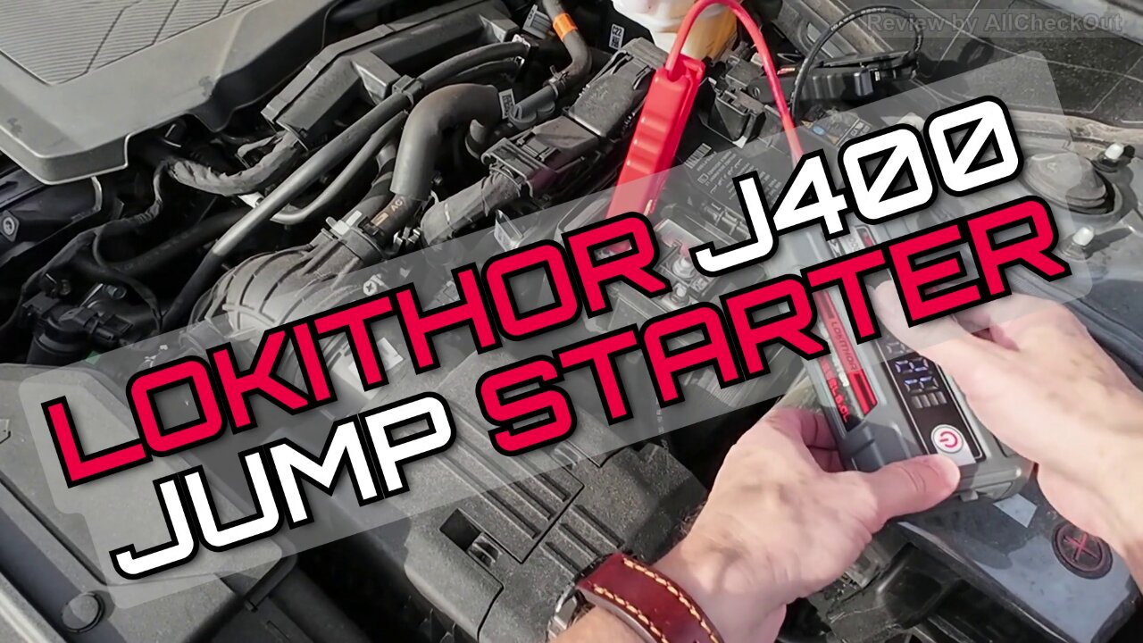 LOKITHOR J400 2000A Small 12V Jump Starter for Gas and Diesel Engines Unboxing, Review and Tutorial