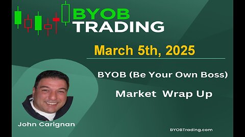 March 5th, 2025 BYOB Market Wrap Up. For educational purposes only