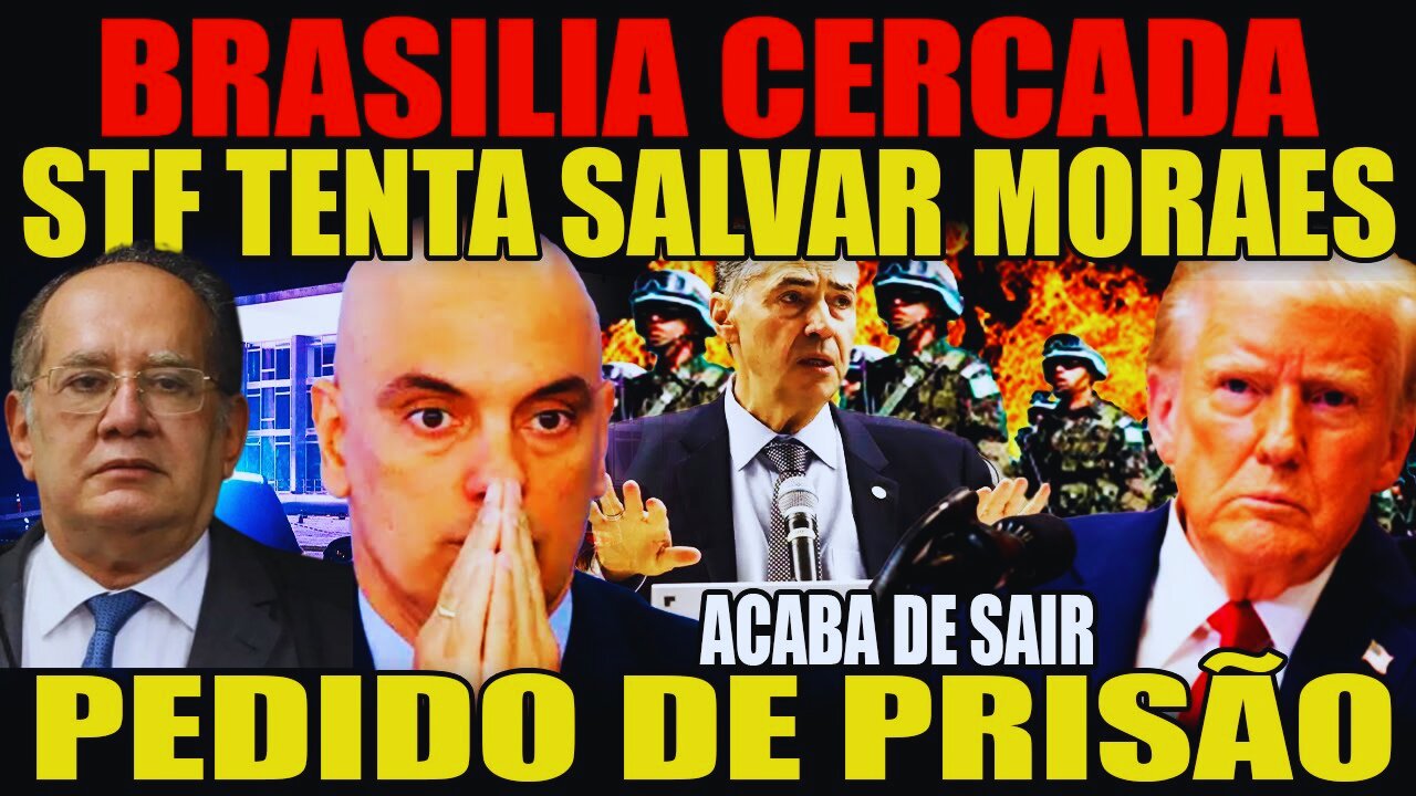 BOMBA PARA GILMAR MENDES, VAZA REUNIÃO SECRETA CONTRA TRUMP! ACONTECEU AGORA!