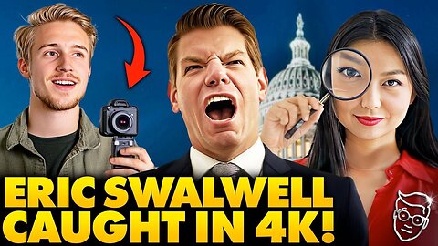 YIKES_ Eric Swalwell Screams_ Runs in PANIC When Reporter Asks About Sleeping With Chinese Spy