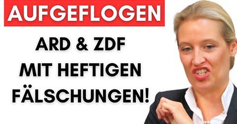 ARD & ZDF: Heftige Manipulation von Statistiken zur AfD und CDU!