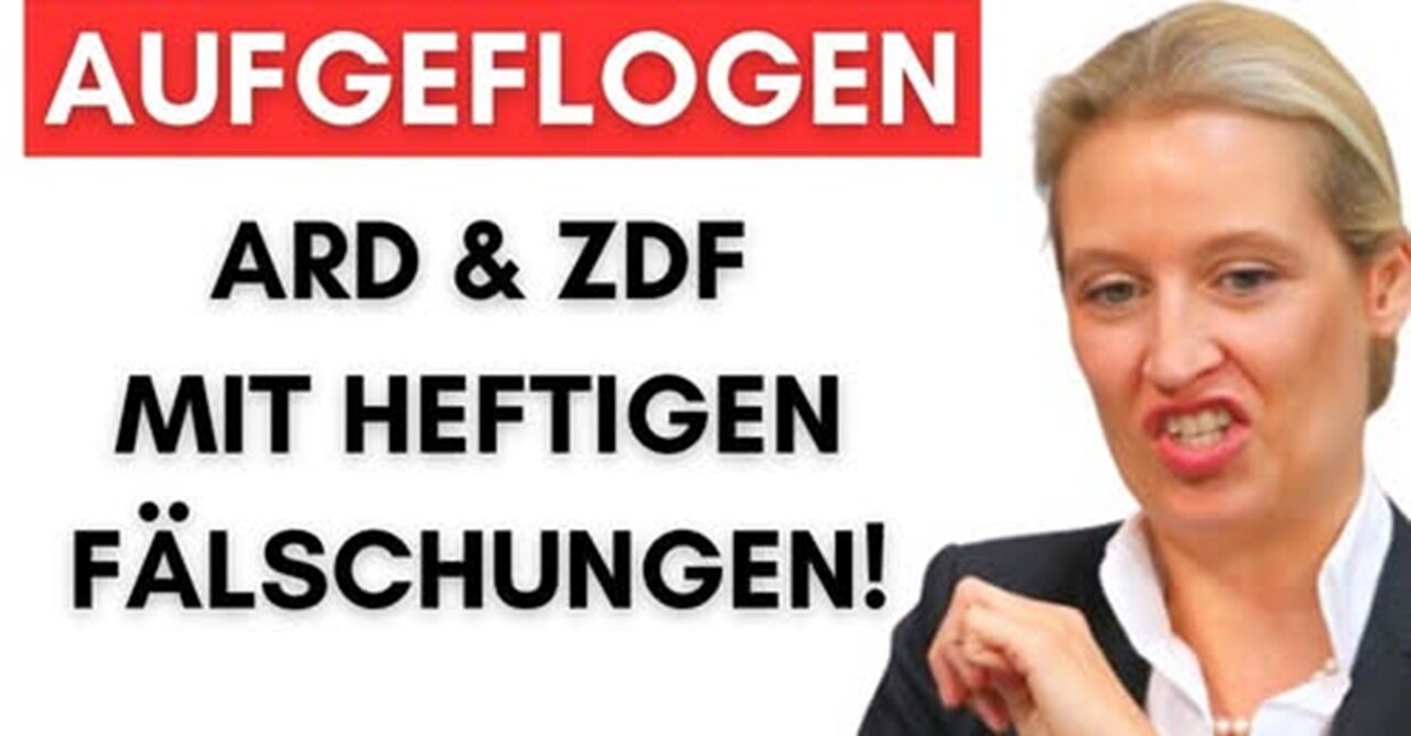 ARD & ZDF: Heftige Manipulation von Statistiken zur AfD und CDU!