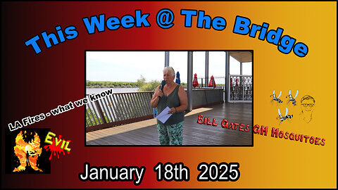 This Week At The Brige with Rhonda - LA Fires Info and Bill Gates GM Mosquitos