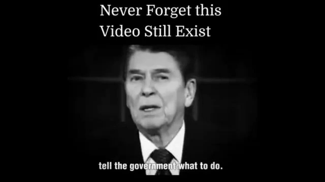 'We the people tell the Government what to do'' Ronald Reagan