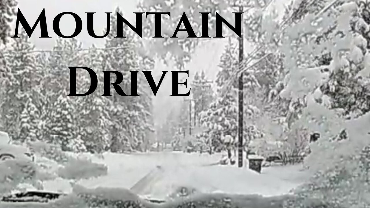 Snowy Mountain Drive | Scenic Route | Wrightwood | Hwy.2 | FREE FOOTAGE