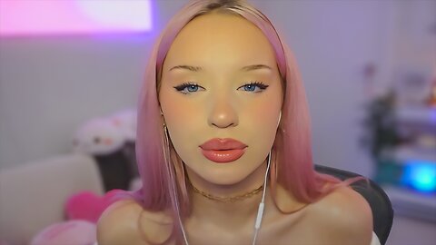 Veronika Asmr Twitch live 3 ear licks, whispers and chill talk