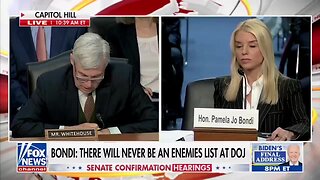 Pam Bondi to Sen. Whitehouse: ‘Let Me Give You a Really Good Example of a Bad Lawyer Within the DoJ, a Guy Named Clinesmith Who Altered a FISA Warrant’