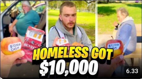 Millinonire blessed the homeless guy with $10,000 cash and made us cry!