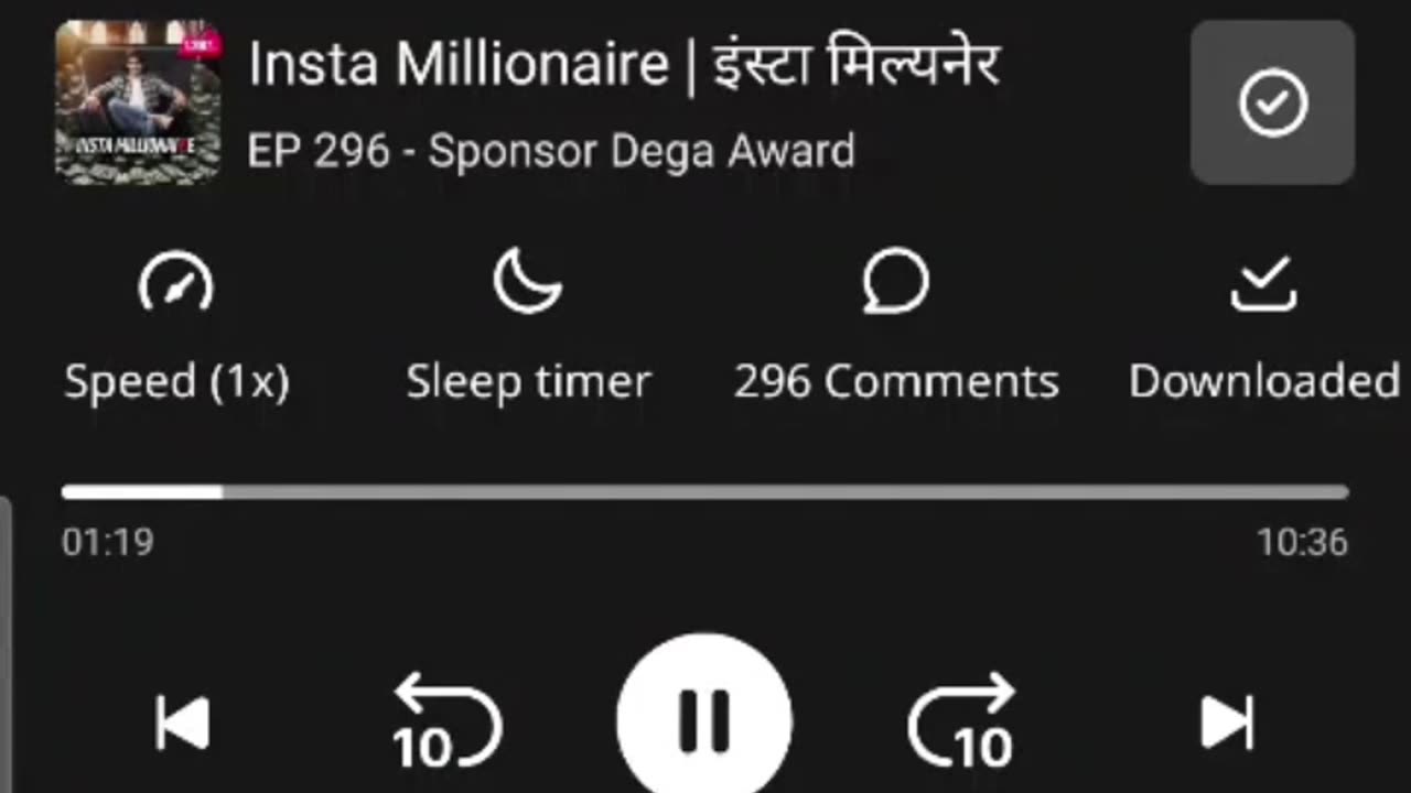 INSTA MILLIONAIRE EPISODE 292 TO 330