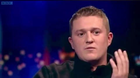 2010, How much courage did it take for a very young Tommy Robinson to go to a BBC studio and...