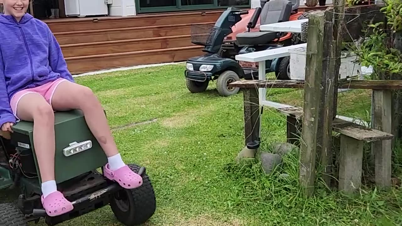 Family Rides Around on Unique DIY Creations