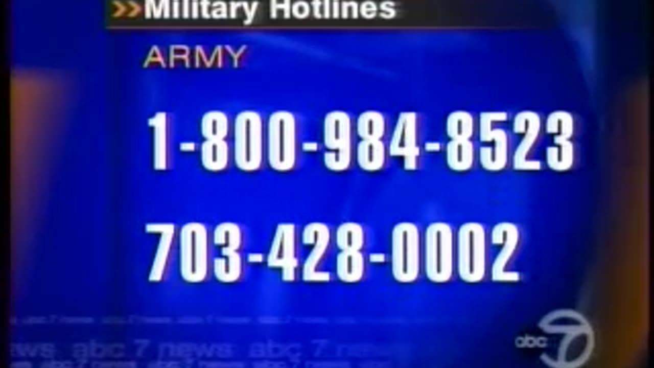 911 News ABC Sept. 11, 2001 901 pm - 943 pm ABC 7, Washington, D.C.