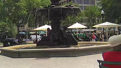 Woman Playing Piano in Boston Common Park Part 3