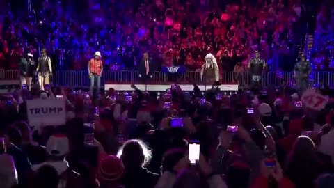 The Village People perform with President-elect Donald Trump (Full performance)