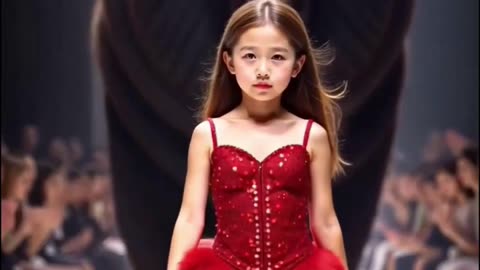 Unseen Fashion Moments with a Little Girl and Her lion #agt #lion #shorts