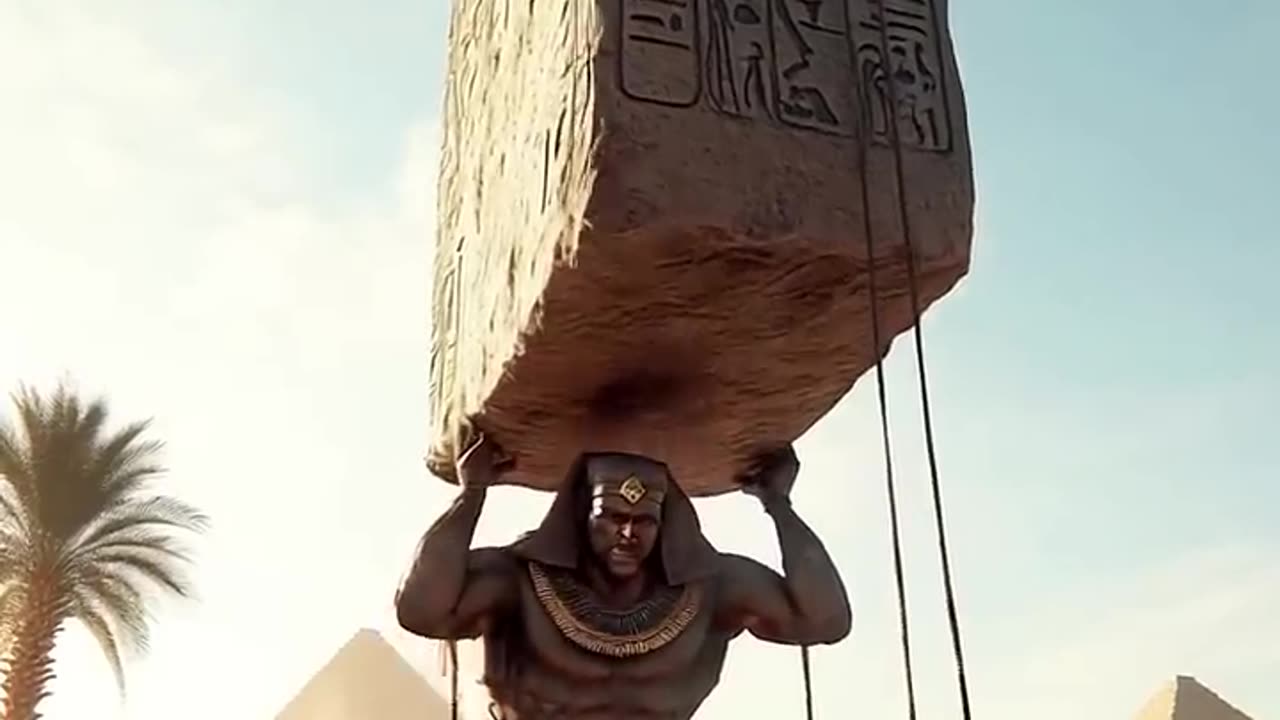 Were the ancient Egyptians workers until they were able to build the pyramids?