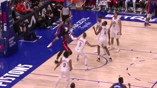 NBA - Cade gave the Pistons their first lead of the night on this layup through traffic 💪