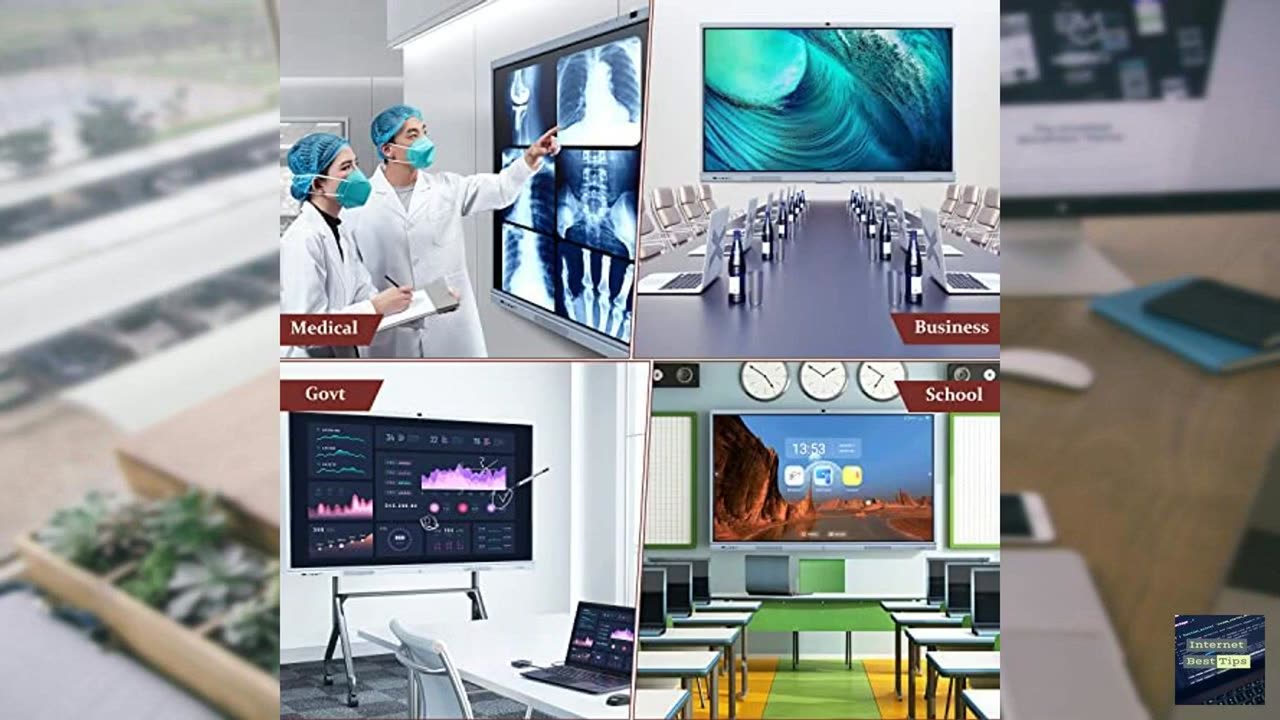 Smart Board Collaboration Hub, JYXOIHUB 65 Inch 4K Digital Electronic Whiteboard