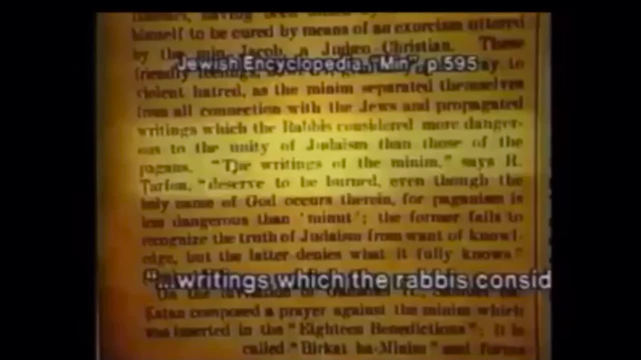 “ Jews consider Christianity to be their greatest threat”
