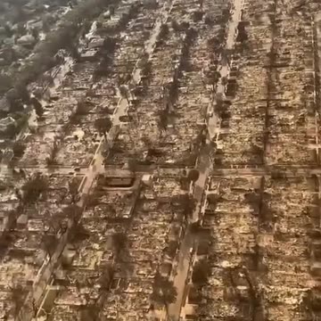 California Wildfire - Aerial Video of The Destruction