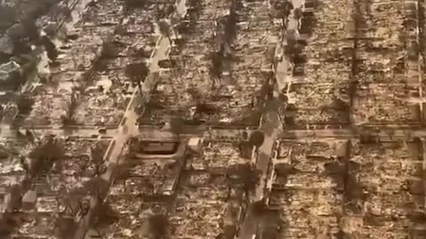 California Wildfire - Aerial Video of The Destruction