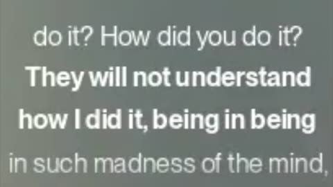 How did you do it