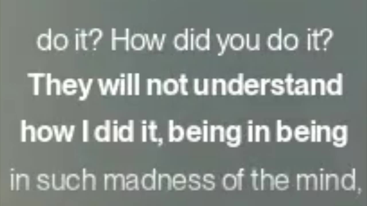 How did you do it