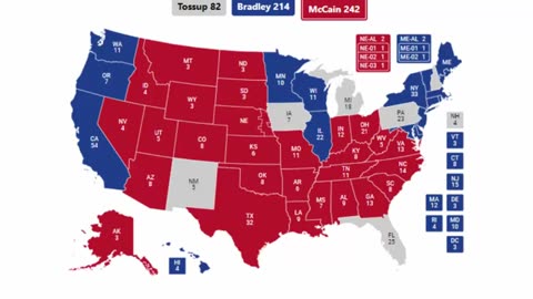 Alternate History 2000 - Bill Bradley vs John McCain