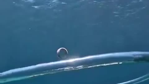 physics of a ring and water ring underwater