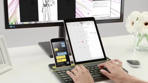 Logitech's wireless keyboard lets you switch between Windows, macOS, iPad & more.