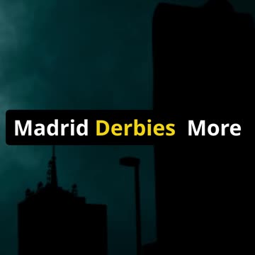 | "Derby Day Drama" | #realmadrid | #atléticomadrid |