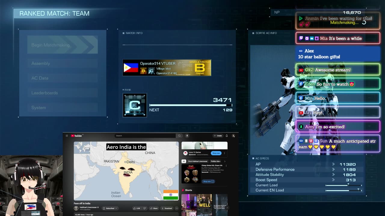Armored Core 6 Arena Matches 01 [🇵🇭 #phvtubers 🇵🇭 ]( #livestream)