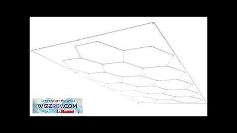 VEVOR Hexagon Garage Lights 66300LM 15 Grids Honeycomb LED Shop Ceiling Light Review