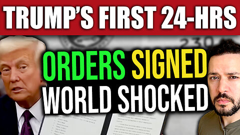 Trump’s First 24-Hrs! Executive Orders that Left America Speechless