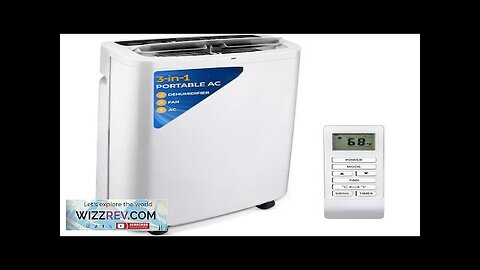 SereneLife Small Air Conditioner Portable 14000 BTU with Built-in Dehumidifier Portable Review